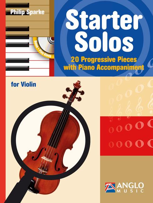 Starter Solos - 20 Progressive Pieces with Piano Accompaniment - housle a klavír
